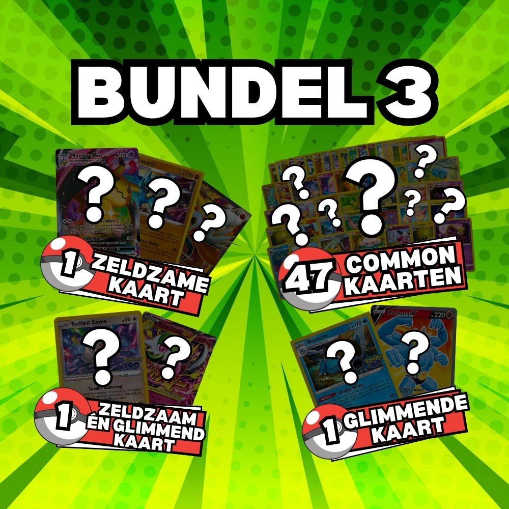 50 POKÉMON Kaarten Bundel