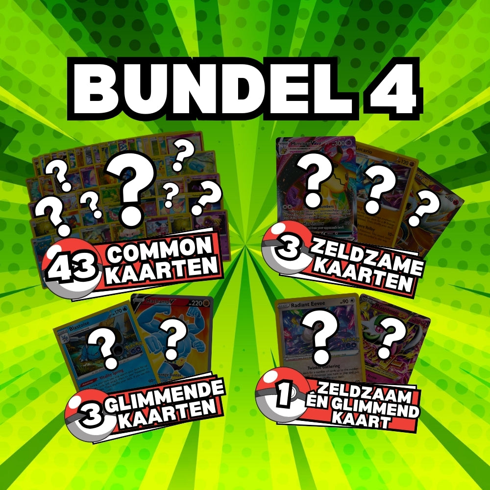 50 POKÉMON Kaarten Bundel