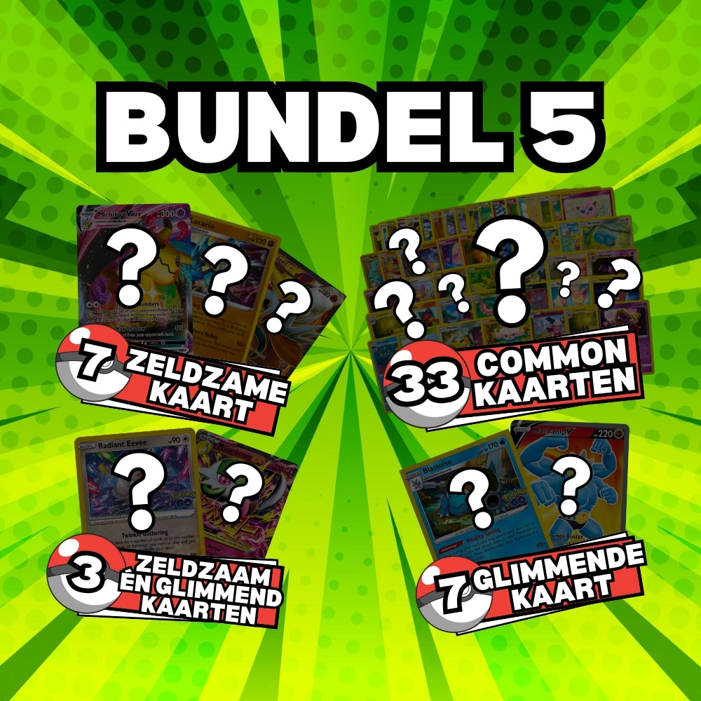50 POKÉMON Kaarten Bundel