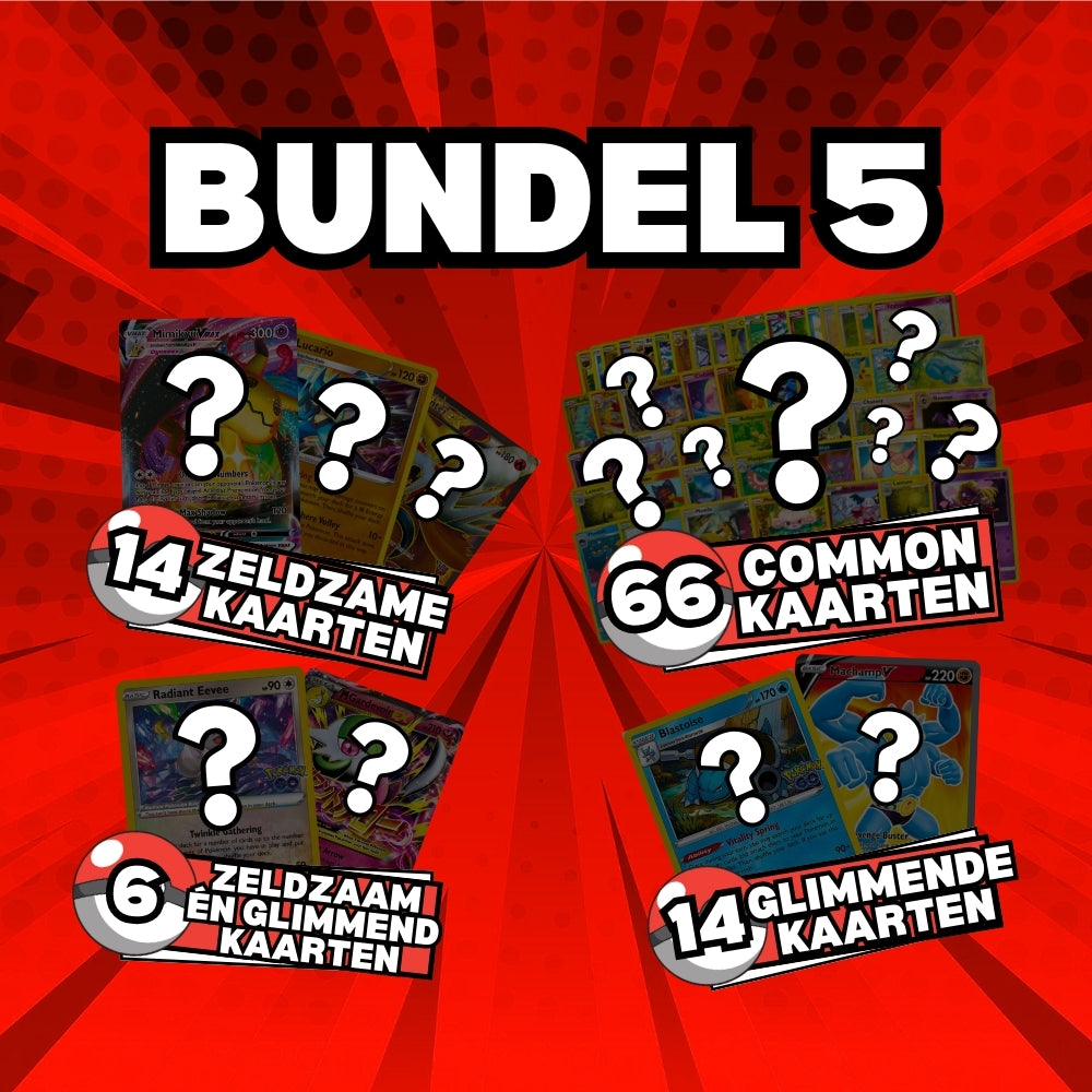 100 POKÉMON Kaarten Bundel