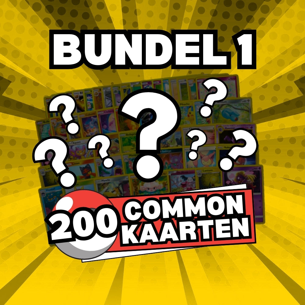 200 POKÉMON Kaarten Bundel