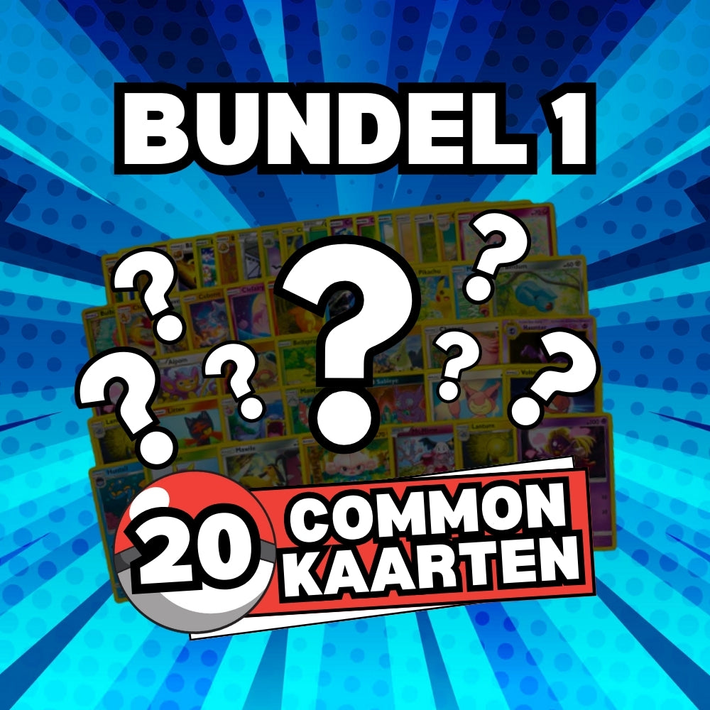 20 POKÉMON Kaarten Bundel