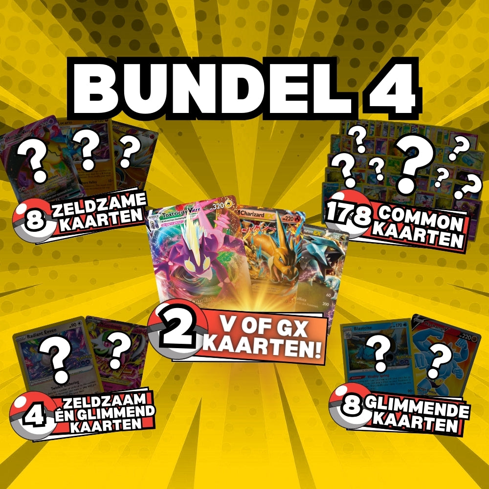 200 POKÉMON Kaarten Bundel