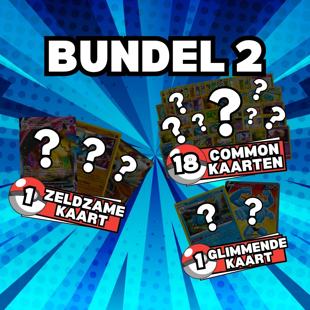 20 POKÉMON Kaarten Bundel