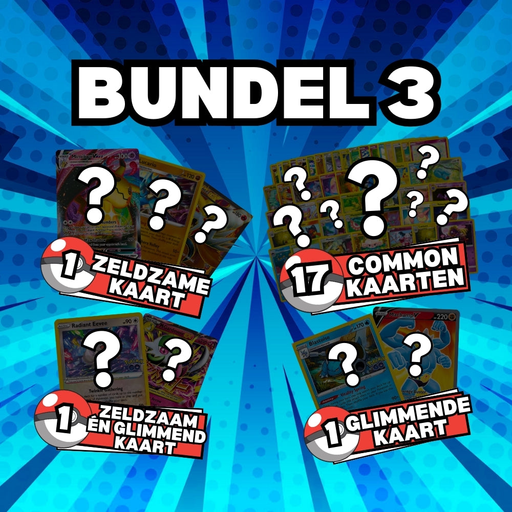20 POKÉMON Kaarten Bundel