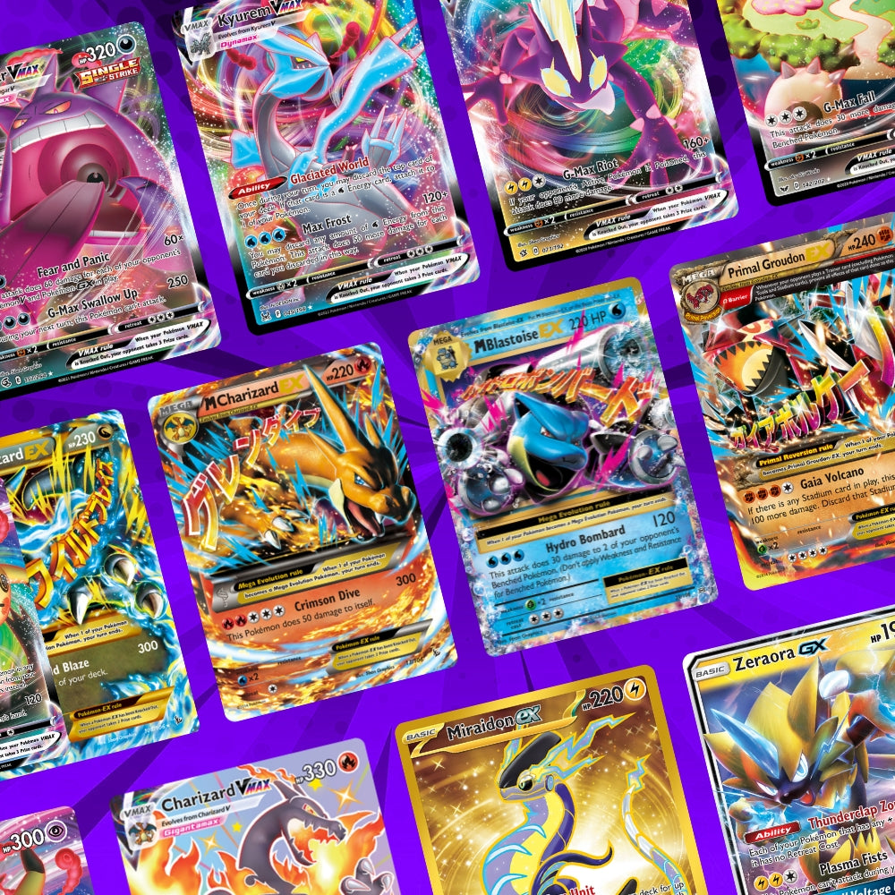 EX/FULL ART/GX/V POKÉMON Kaarten Bundel